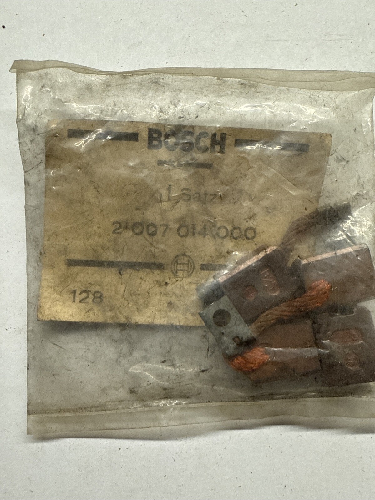 4 PK HIRTH SACHS BOSCH ELECTRIC STARTER MOTOR BRUSHES 2 007 014 000 NOS OEM - Image 3