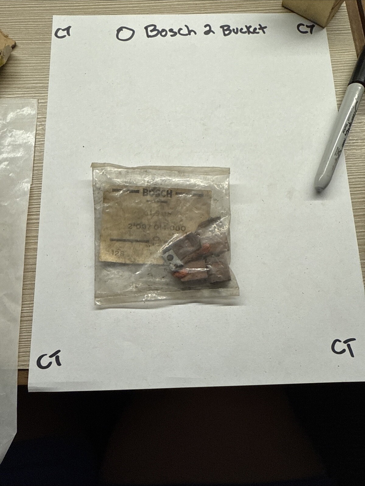 4 PK HIRTH SACHS BOSCH ELECTRIC STARTER MOTOR BRUSHES 2 007 014 000 NOS OEM