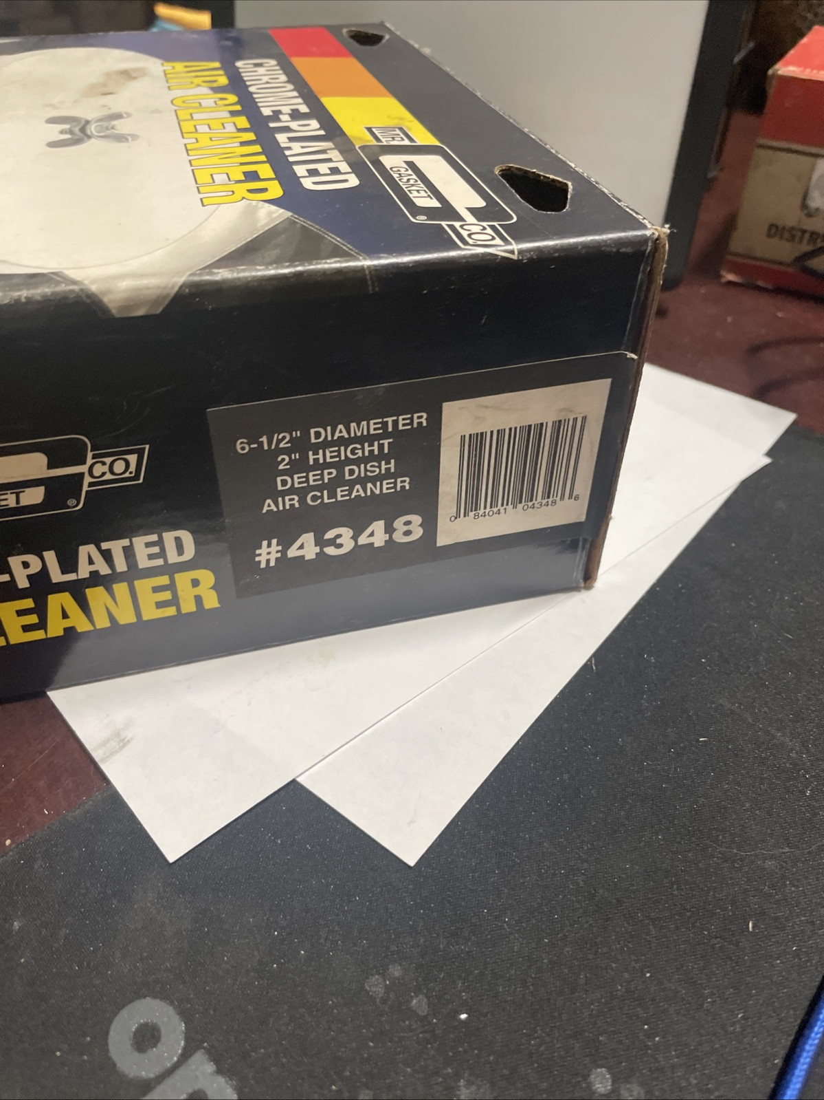 4348 Chrome 6.5 Inch Air Cleaner Assembly - Image 3