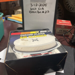 4348 Chrome 6.5 Inch Air Cleaner Assembly