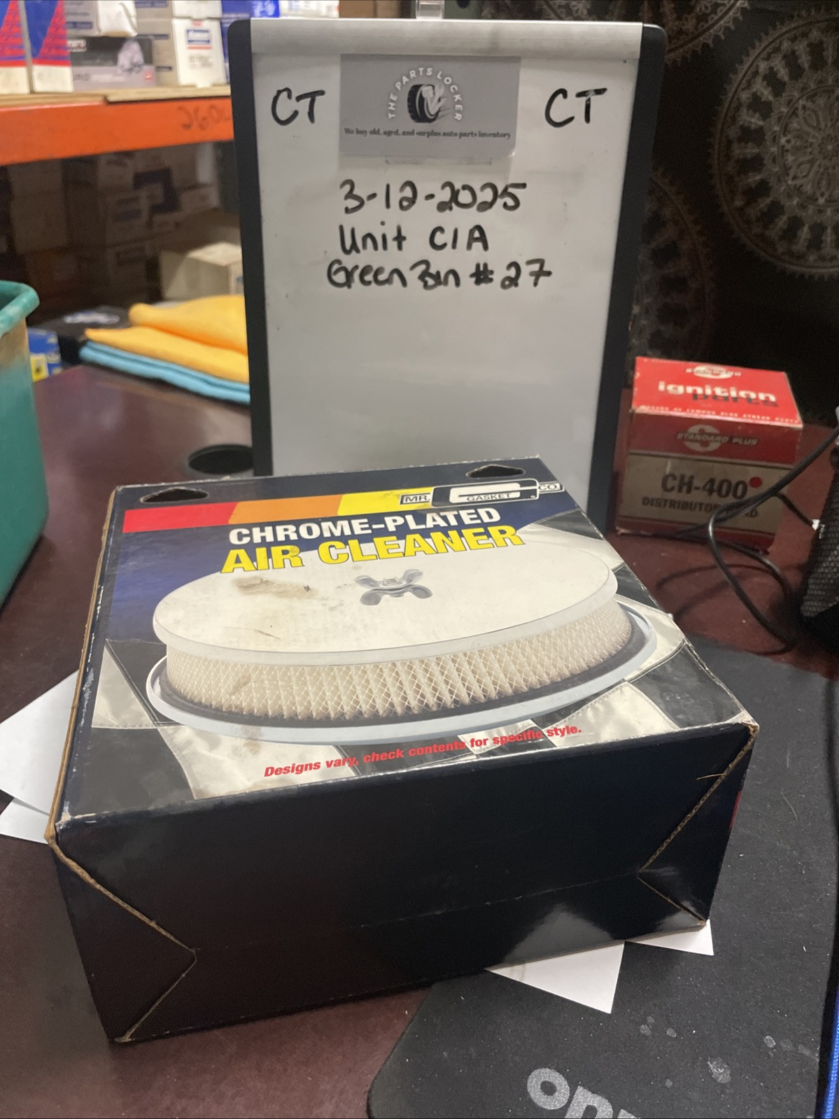 4348 Chrome 6.5 Inch Air Cleaner Assembly