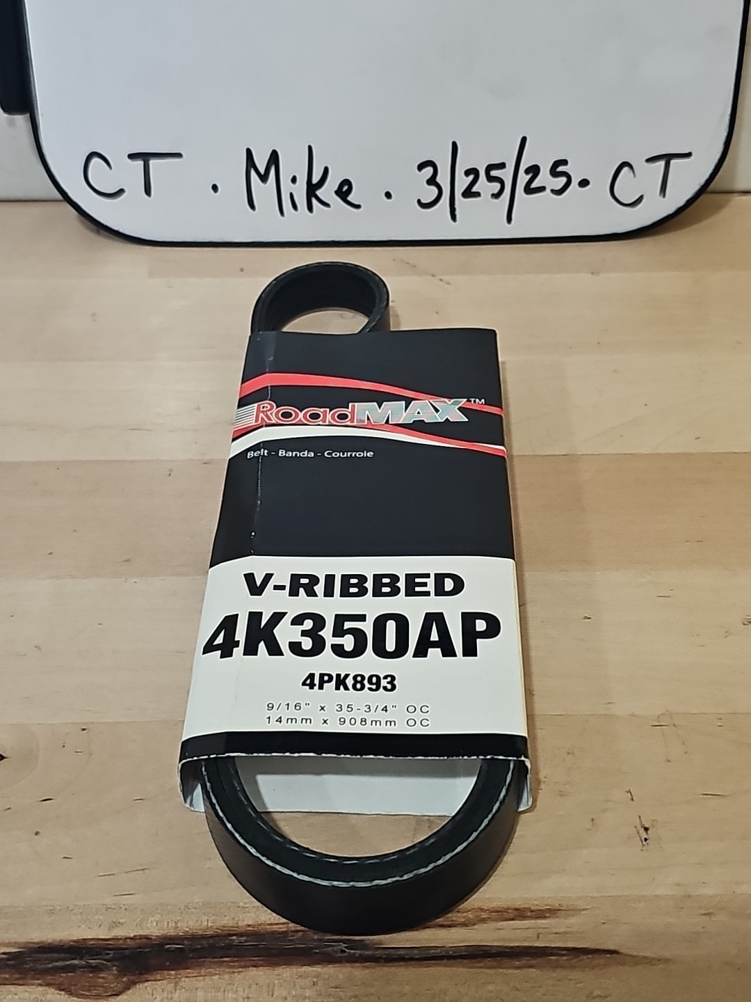 4K350AP Gates RoadMax Drive Belt for 3 Series Hyundai Elantra Kia Soul Sportage