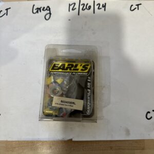 502403ERL Earl's -3 Bulkhead Nut