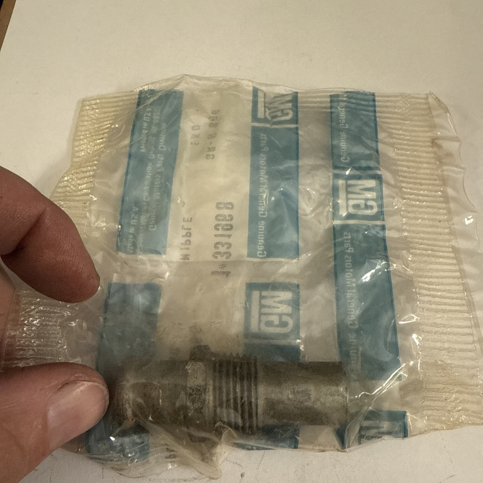 55-78 C1 C2 C3 Corvette Heater-Thermostat Housing Hose Nipple-GM #331968-NOS! - Image 3