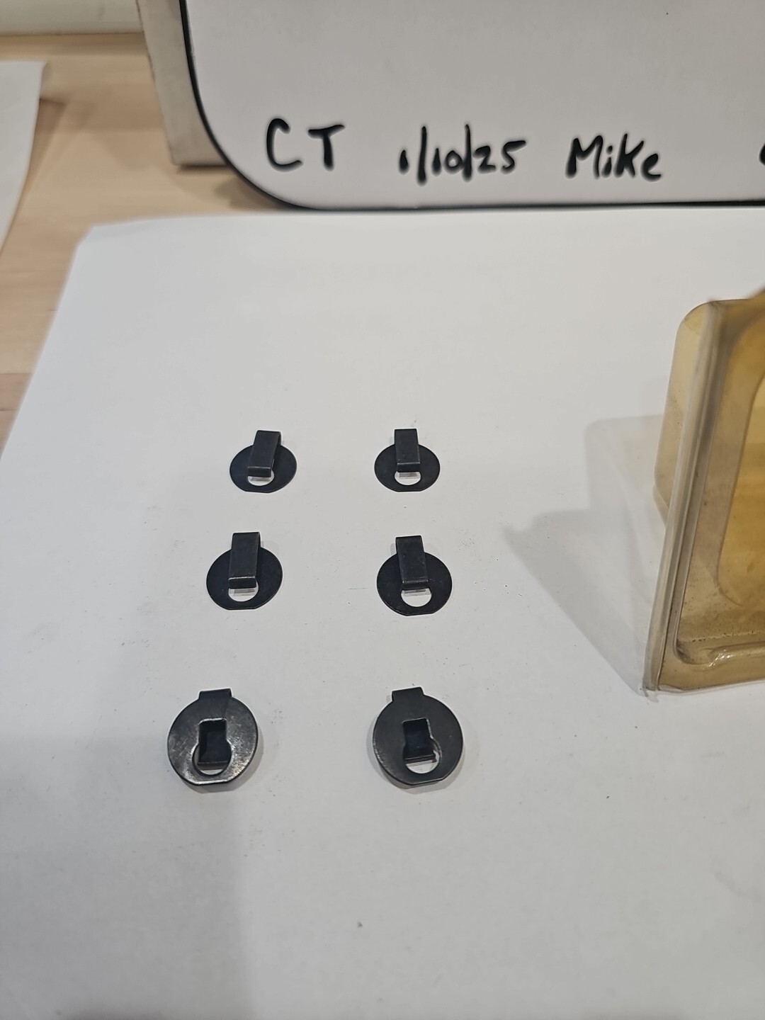 75-87 CAMARO Z28 RS THROTTLE CABLE FASTENER CLIP 1/4" NEW # 118-085 (1 Box Of 7) - Image 3