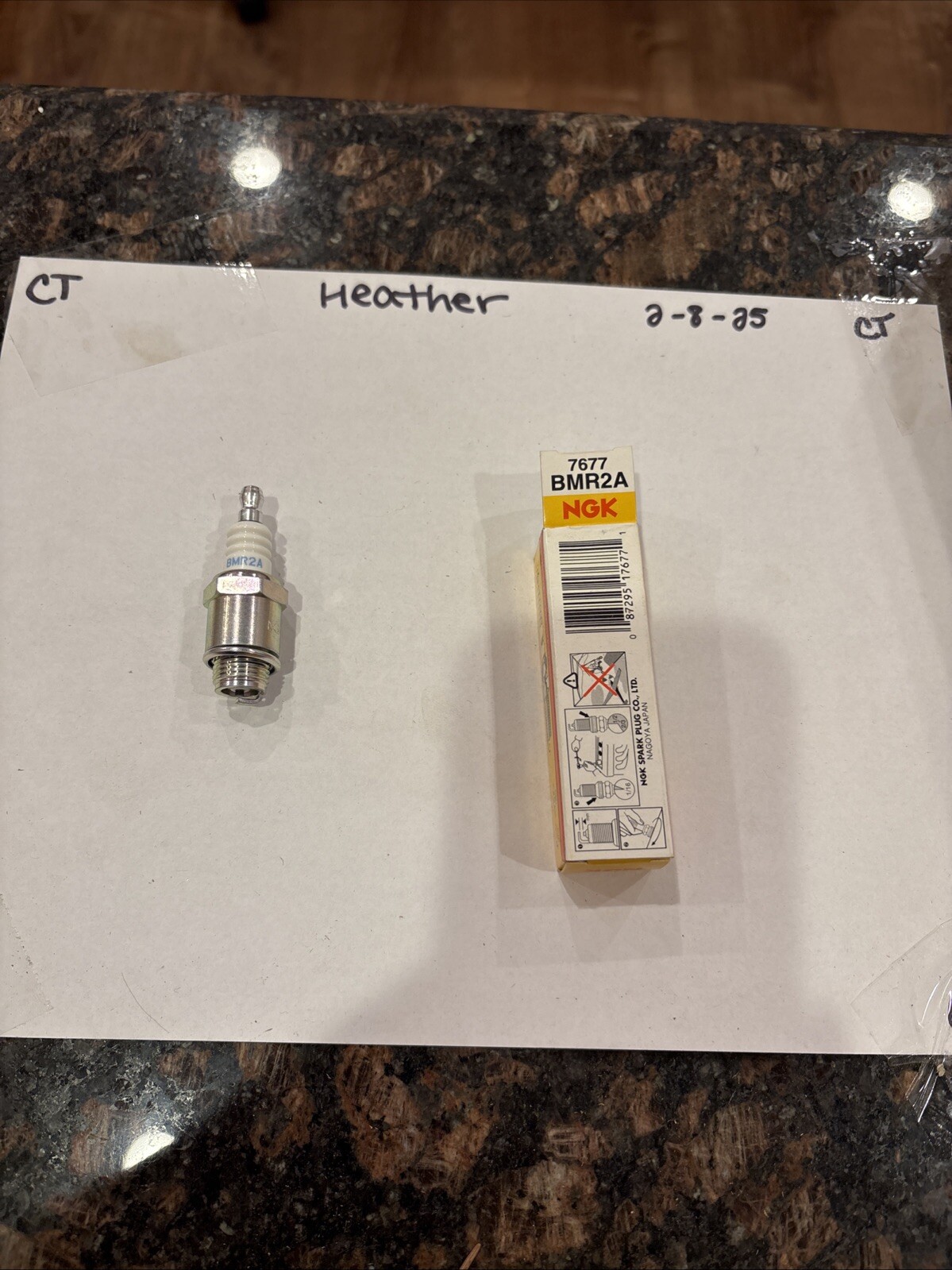 7677 NGK Spark Plug-Standard Made BMR2A