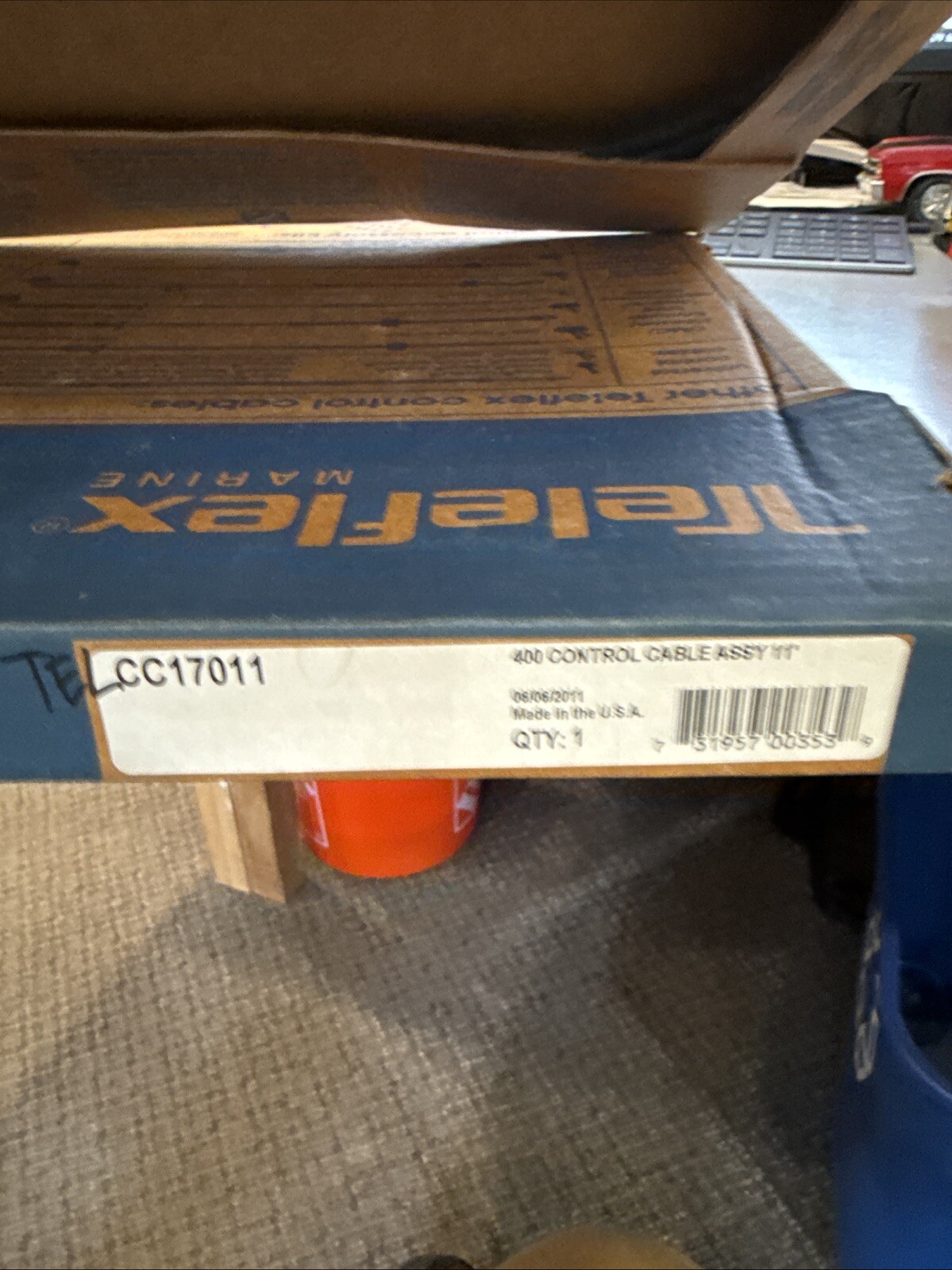 A1 Teleflex CC17011 400 Control Cable Assembly 11ft OEM New Factory Boat Parts - Image 4