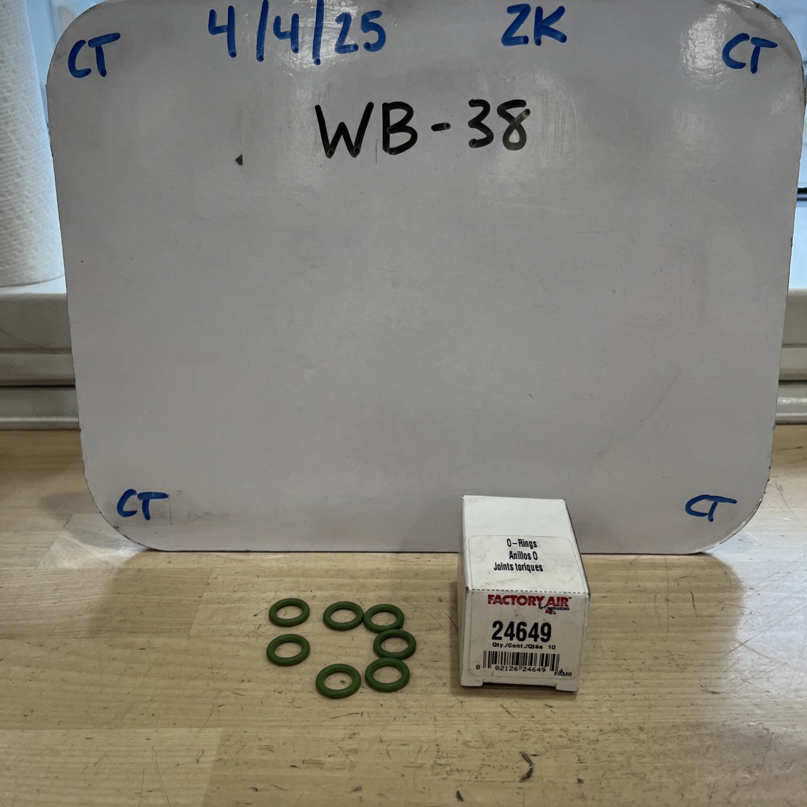 A/C Line O-Ring Factory Air 24649 Sold Individually