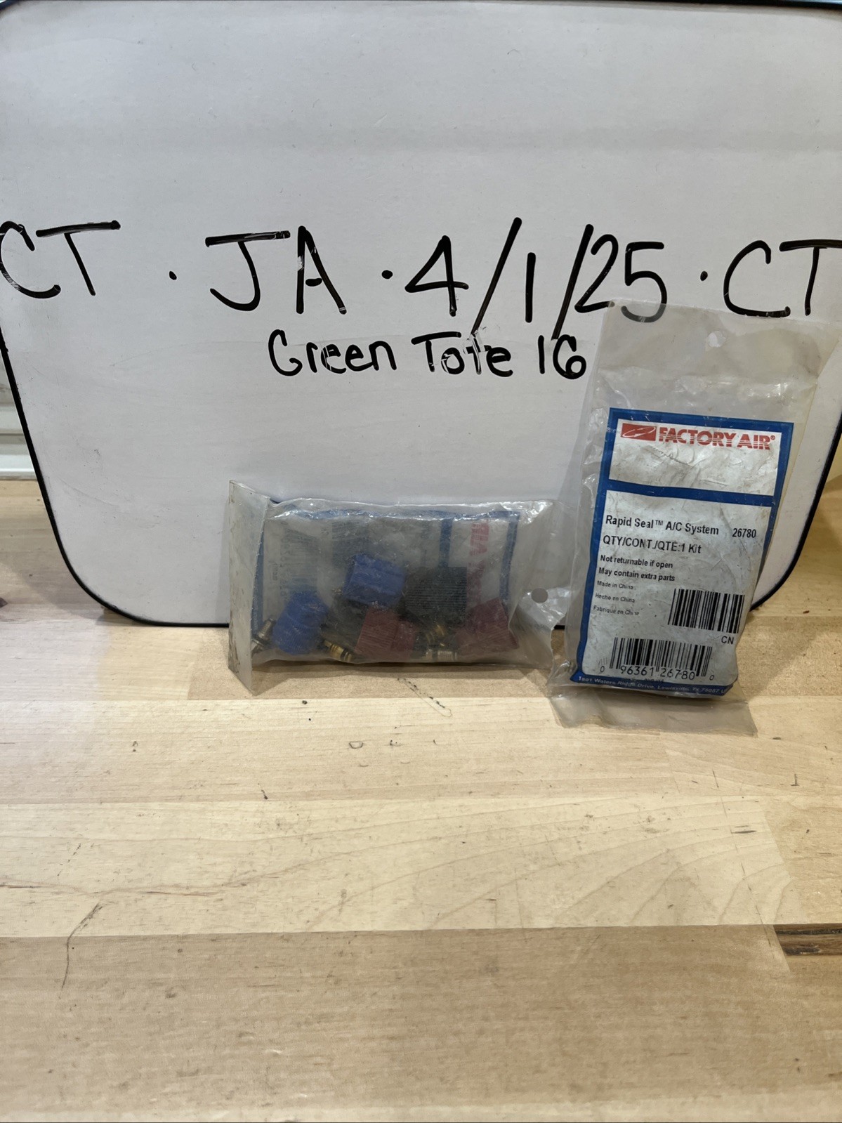 A/C System Valve Core and Cap Kit - AC System Seal Kit Factory Air 26780