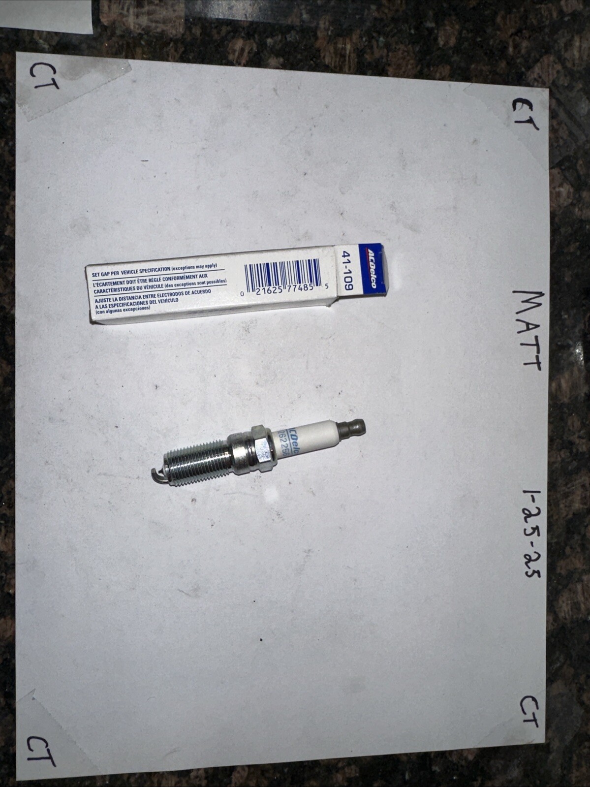 ACDelco GM 41-109 Iridium Spark Plug