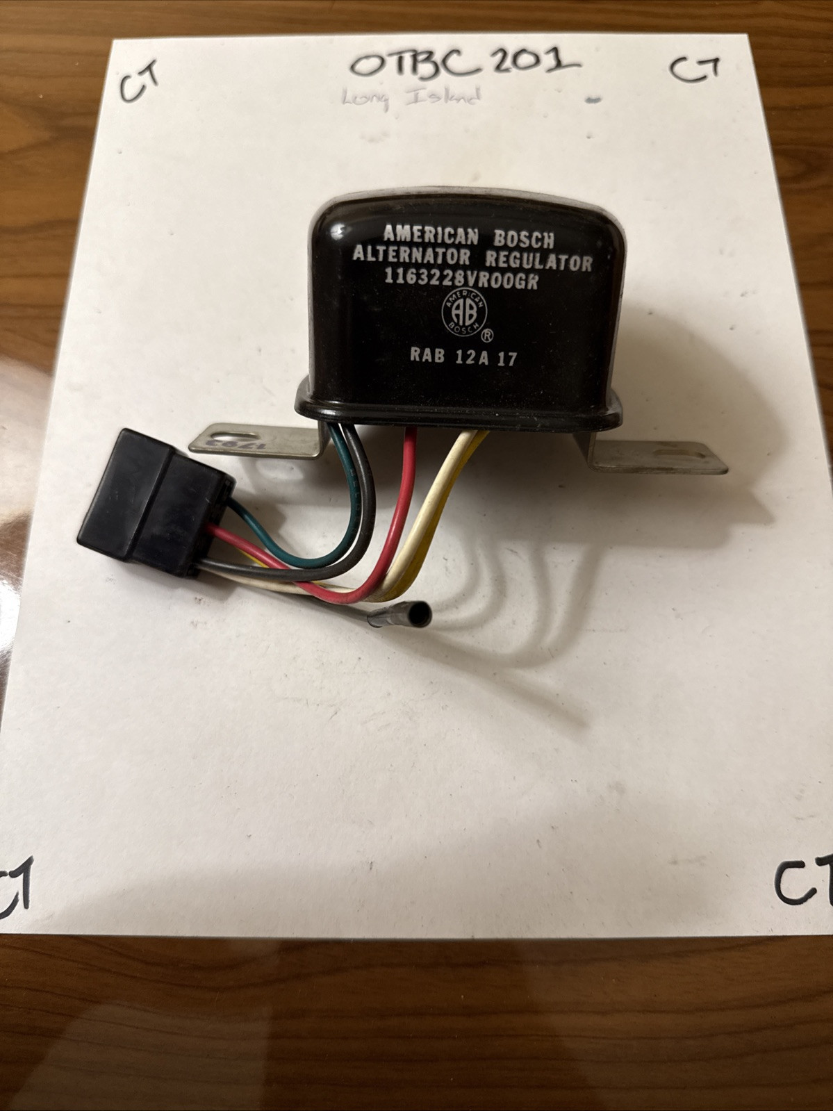 ALTERNATOR REGULATOR PART # 11632-28-Vr00gr NOS AMERICAN BOSCH 12 VOLT