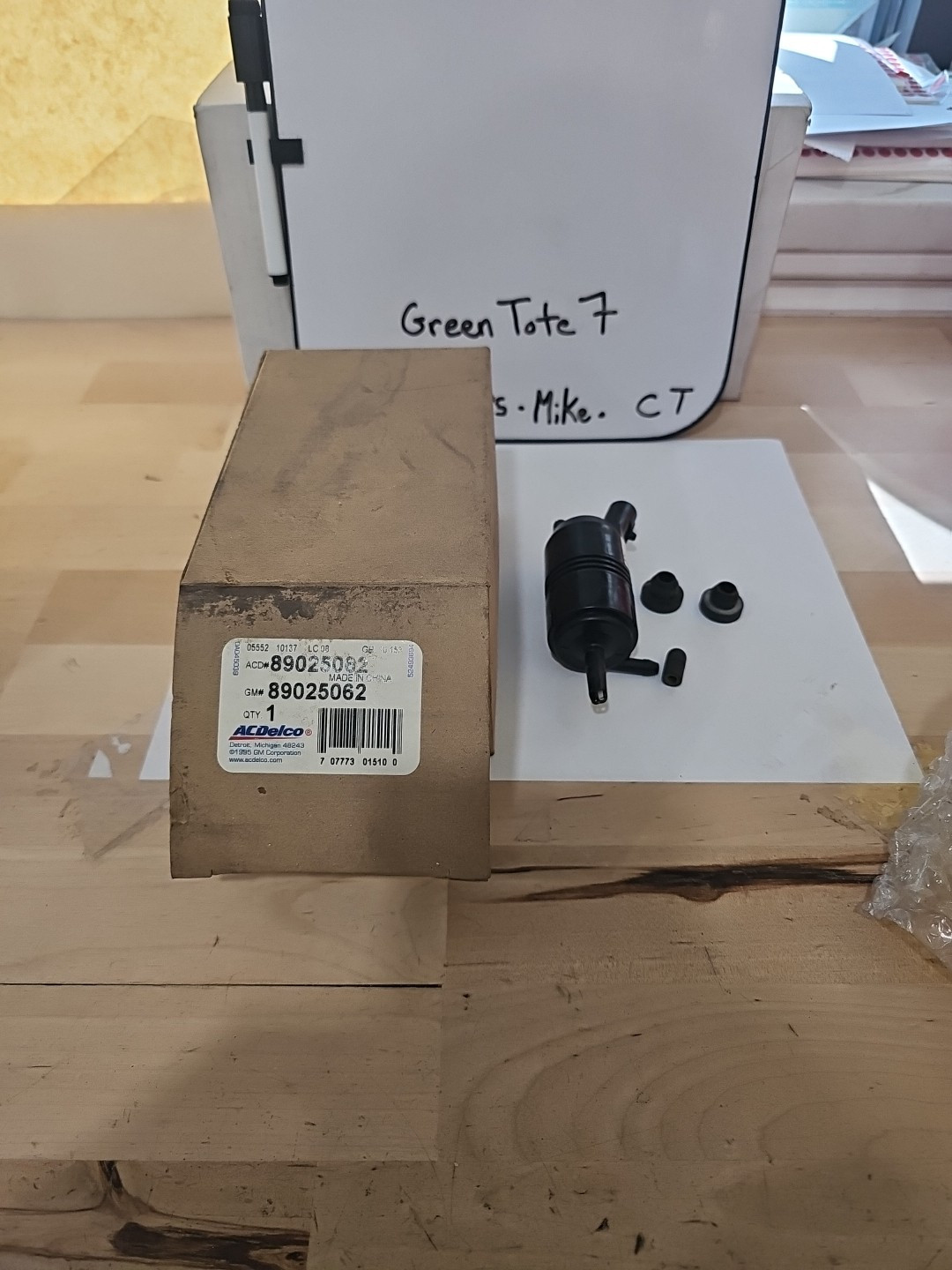 AcDelco 89025062 Windshield Washer Pump Valeo 22127652 - Image 3