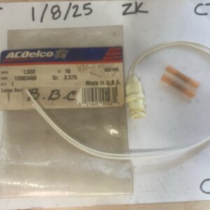 AcDelco Side Marker, License Lamp Plate Connector Part # 12083460