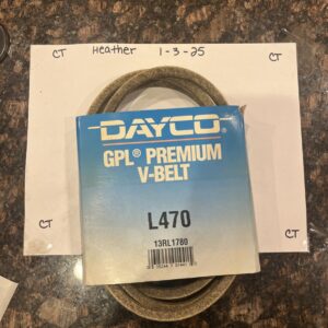 Accessory Drive Belt Dayco L470 Or 13RL1780 Gpl Premium V-belt