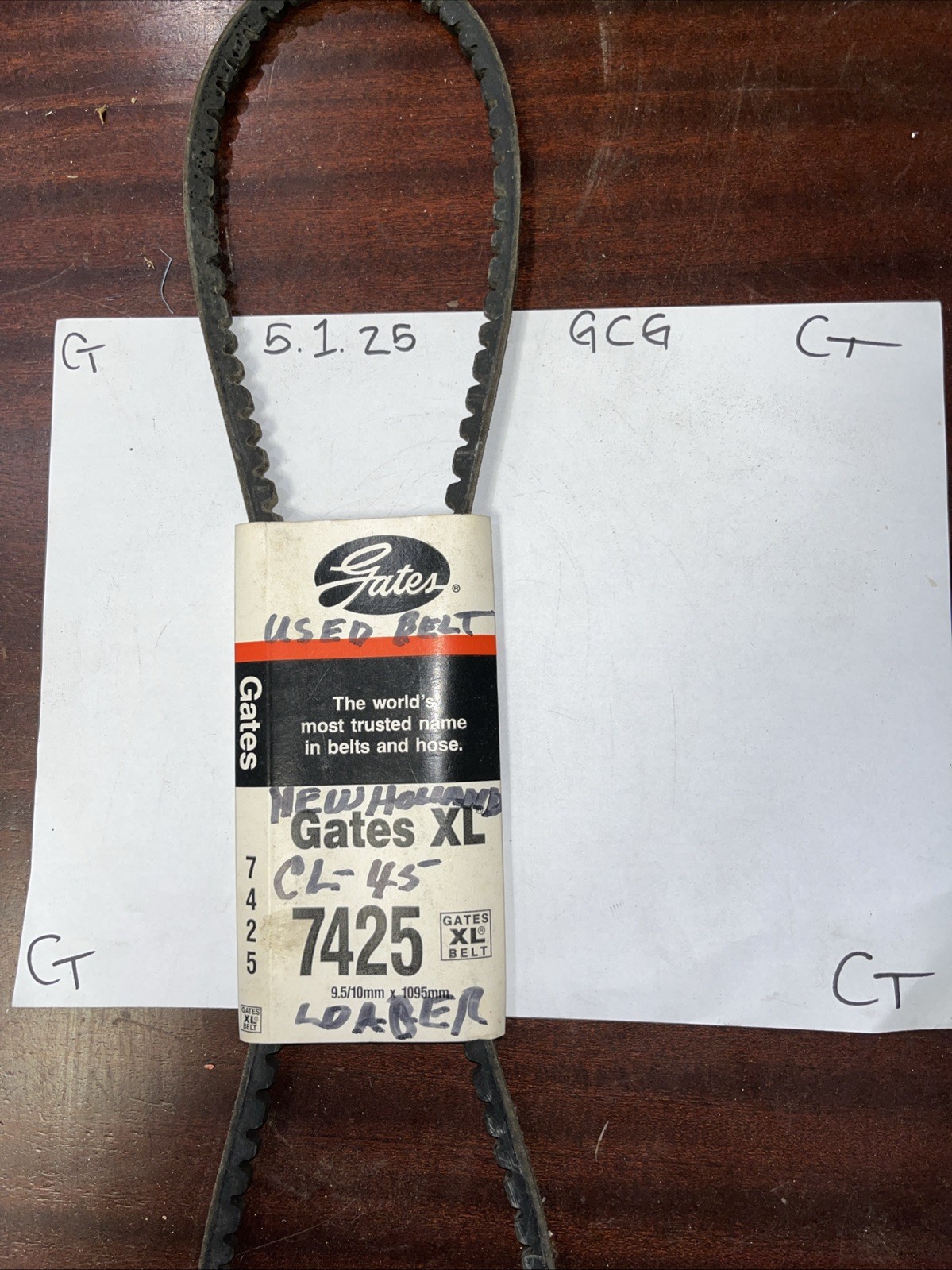 Accessory Drive Belt-High Capacity V-Belt(Standard) Gates 7425