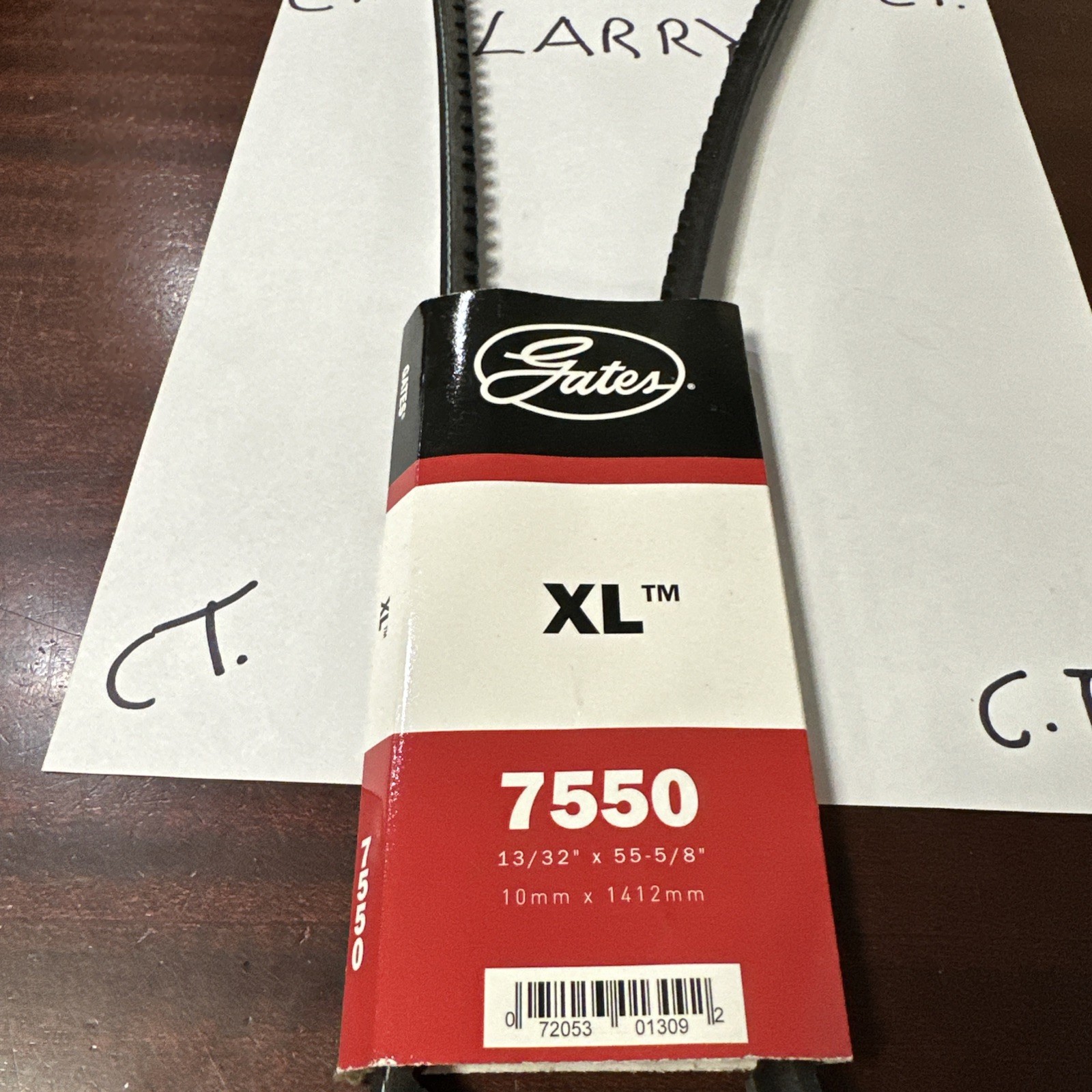 Accessory Drive Belt-High Capacity V-Belt(Standard) Gates 7550