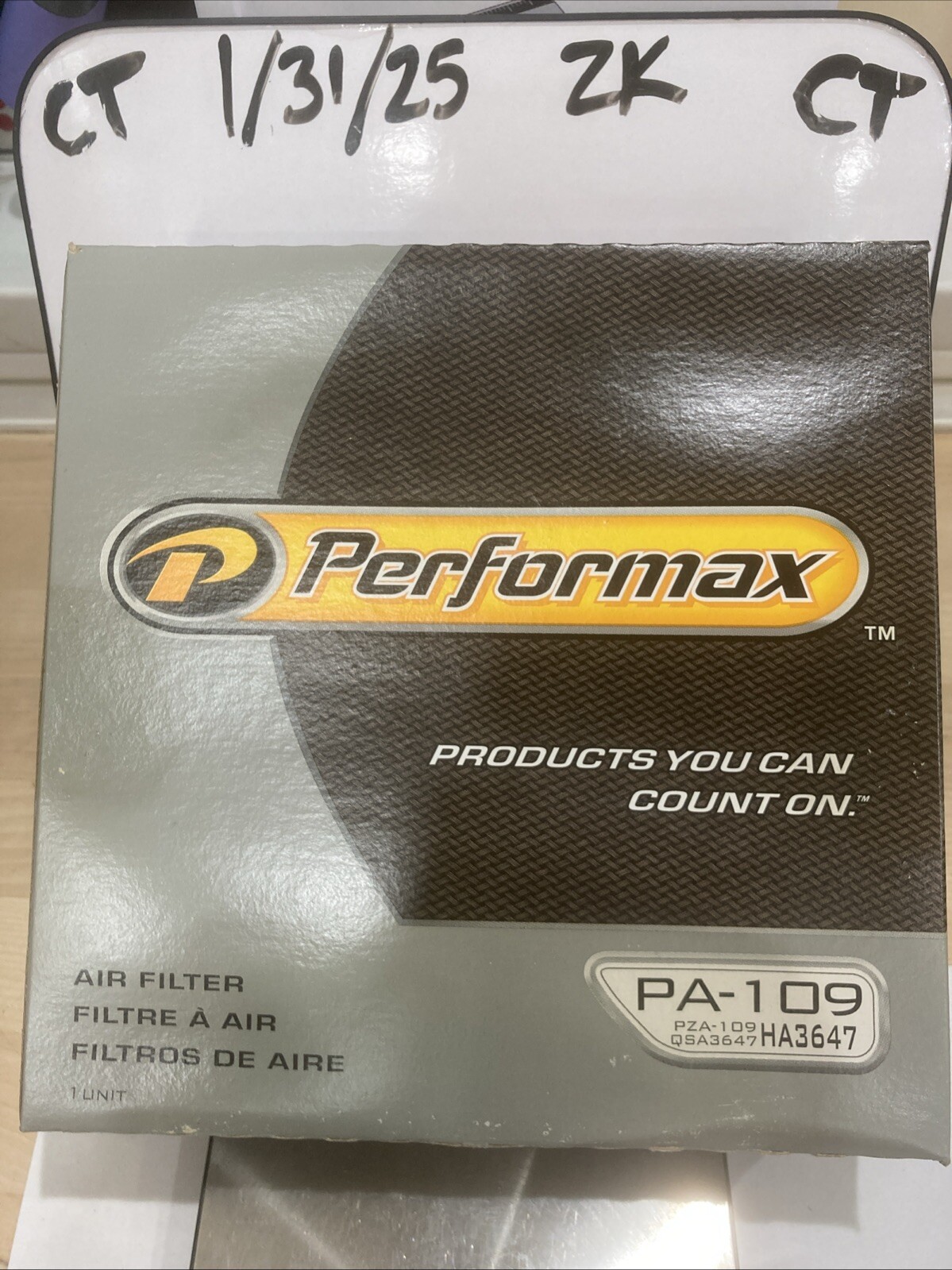 Air Filter Fram CA3647