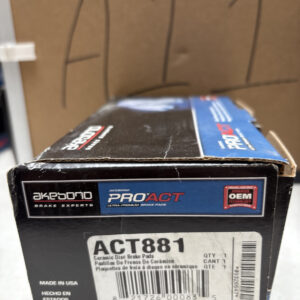 Akebono ACT881 Disc Brake Pads Rear Ford Explorer Mercury Mountaineer 02-04