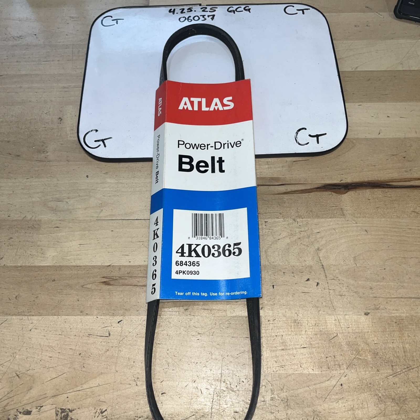 Atlas Power Drive Belt 4k0365