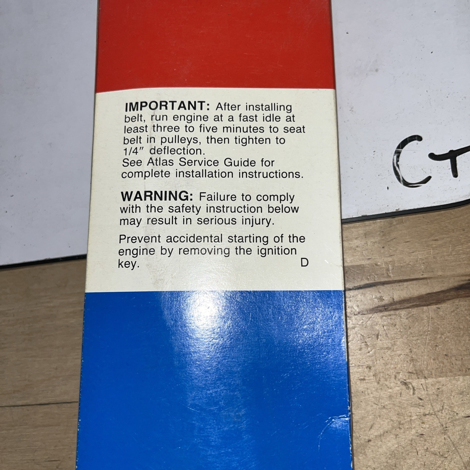 Atlas Power Drive Belt 6k0915 - Image 4