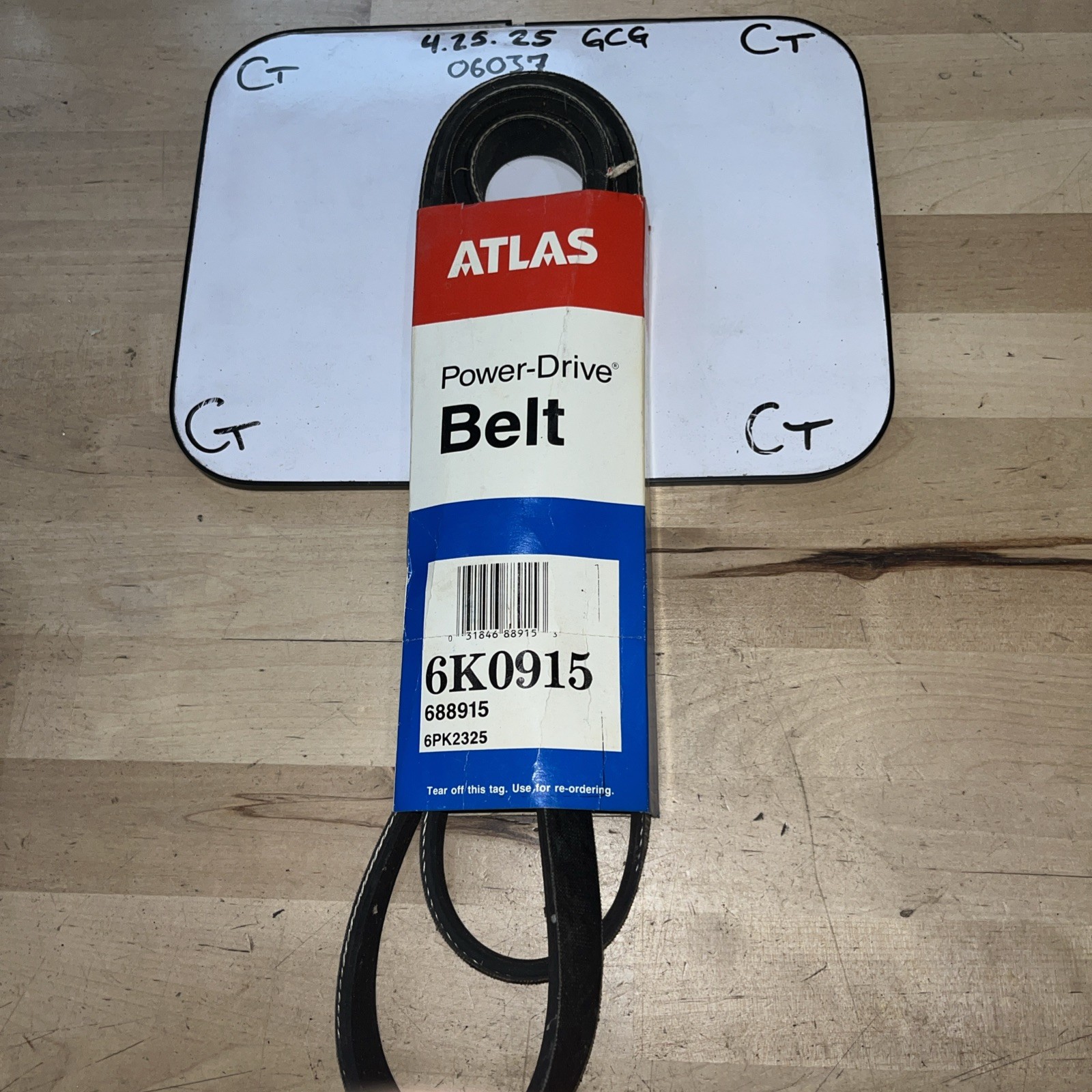 Atlas Power Drive Belt 6k0915