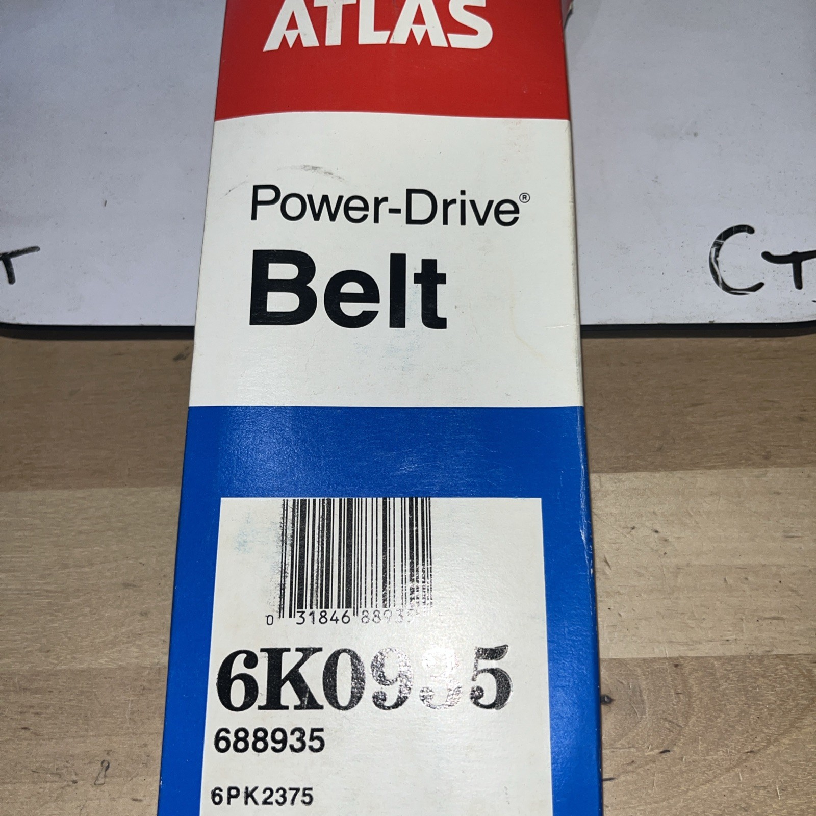 Atlas Power Drive Belt 6k0935 - Image 3