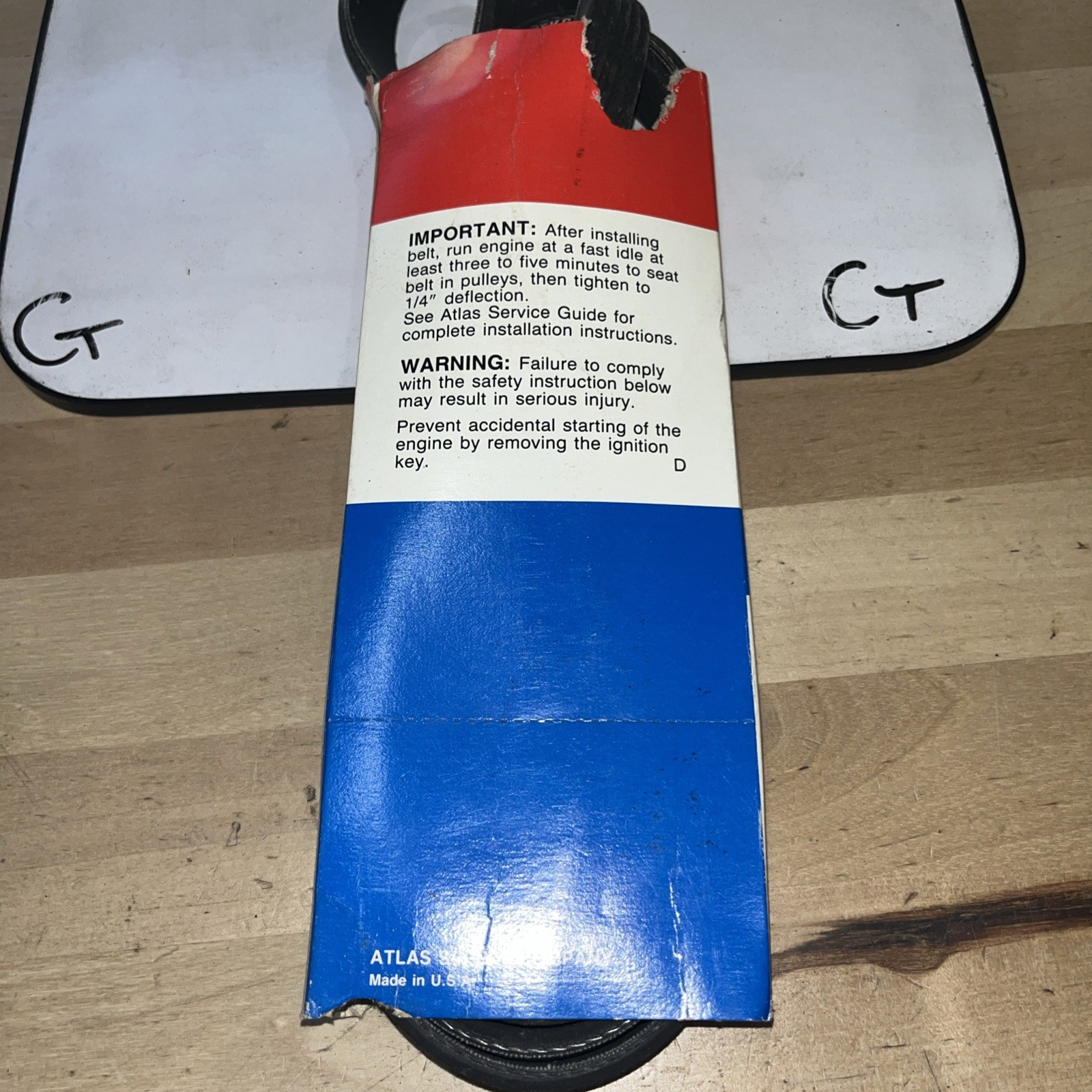 Atlas Power Drive Belt 6k0935 - Image 4