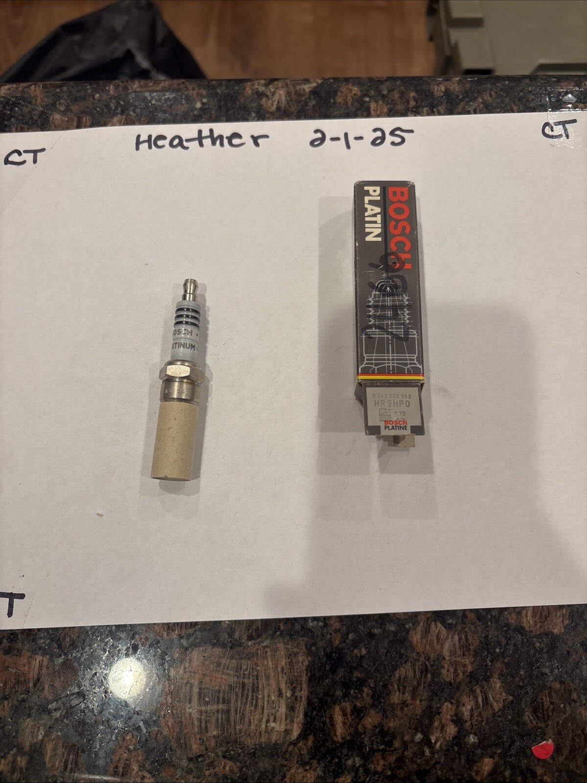 BOSCH # HR9HP0 new spark plug