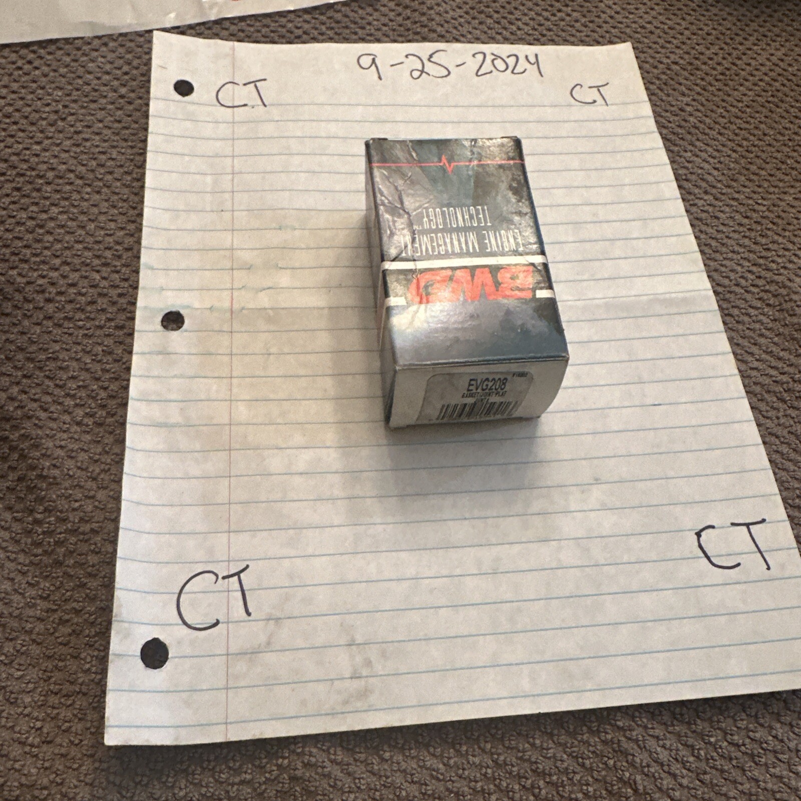 BWD Egr Gasket Evg208