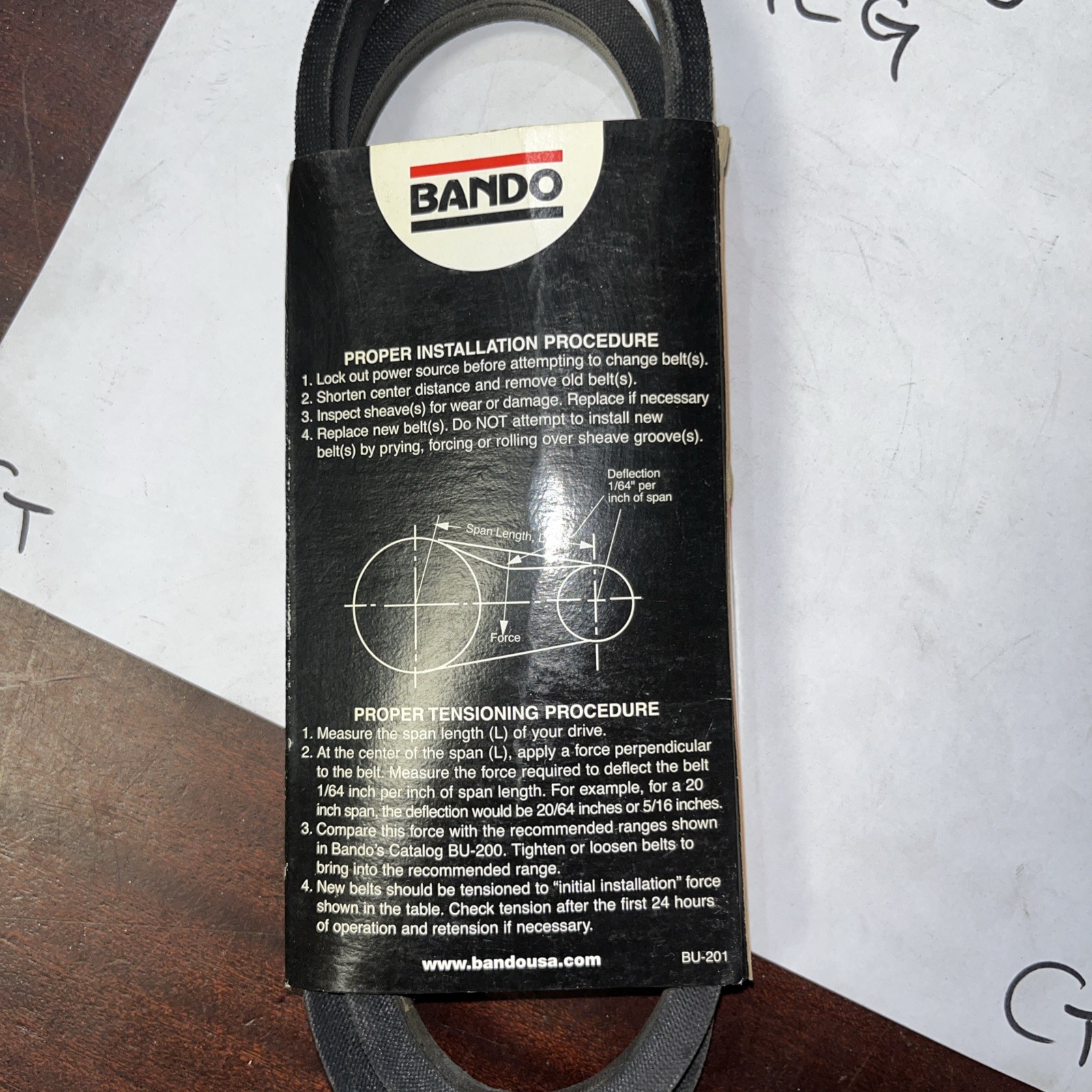 Bando Premium V-Belt 4L440 - Image 4