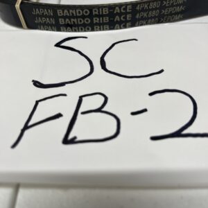 Bando Rib-Ace Serpentine Belt, 4PK880