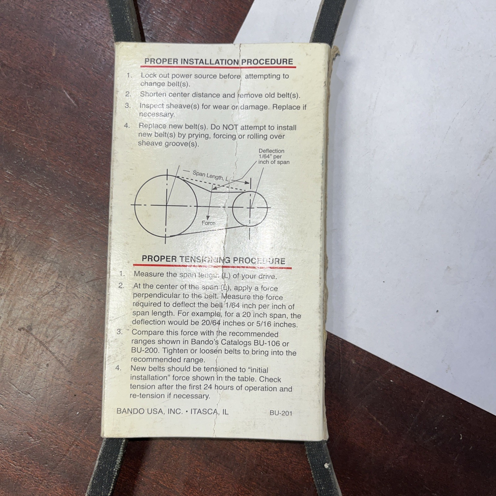 Bando V Belt 4L540 - Image 4