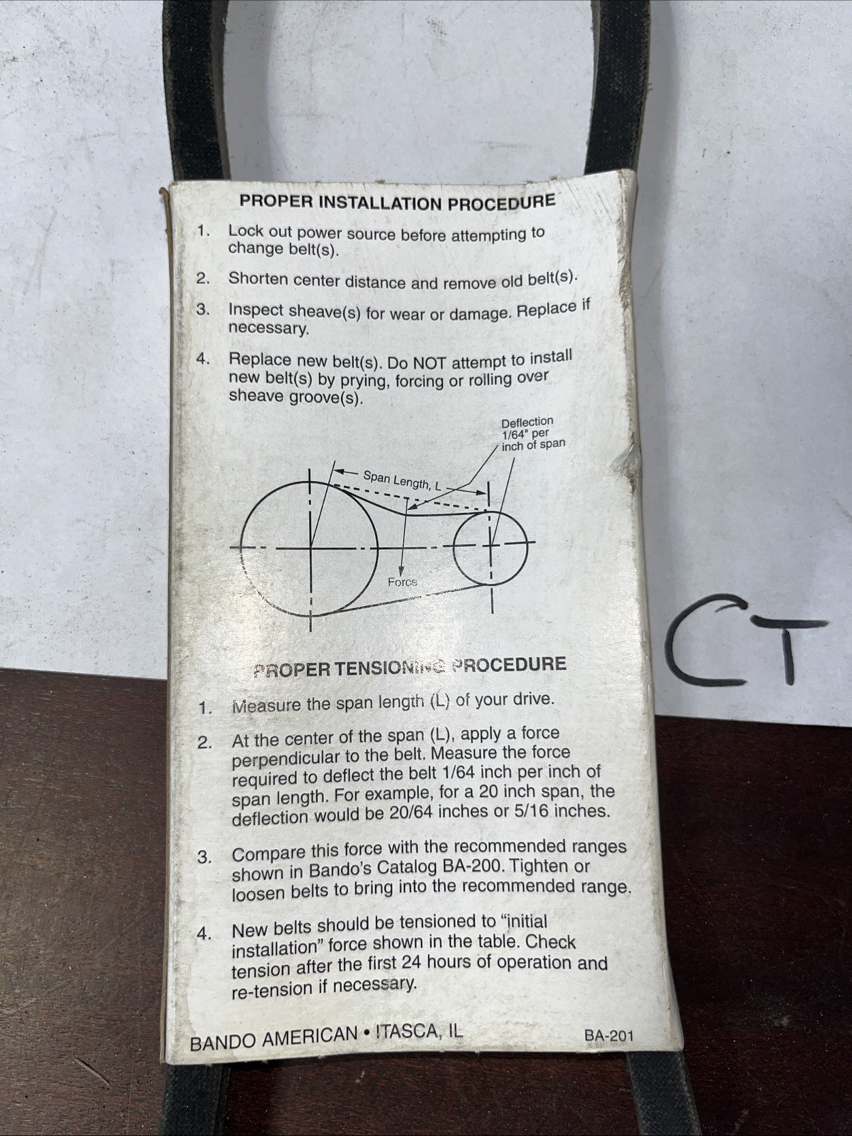 Bando V Belt 5L320 - Image 4