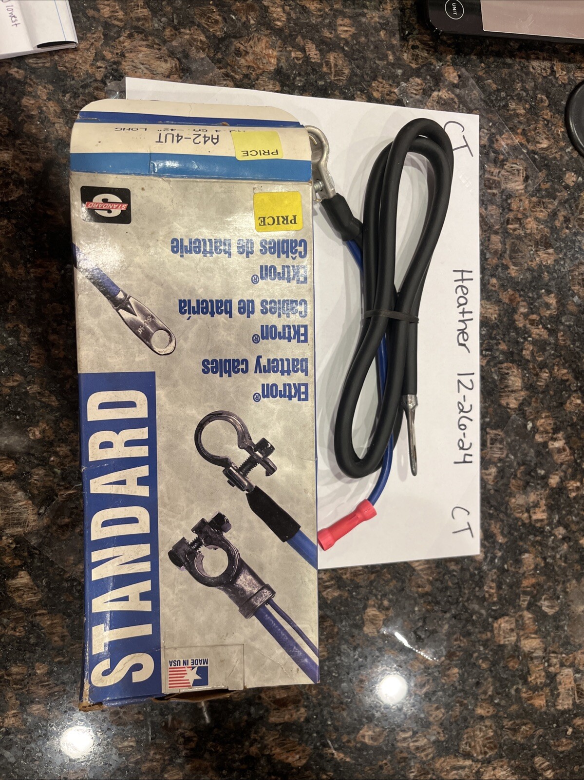 Battery Cable Standard A42-4UT