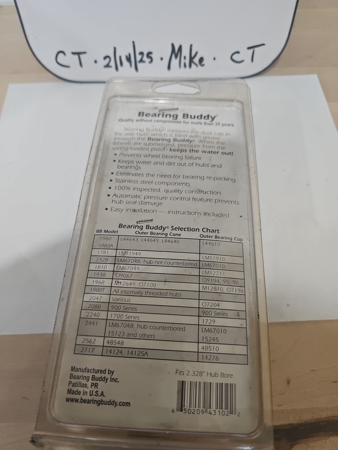 Bearing Buddy Model 2328 Wheel Bearing Protector - Image 4