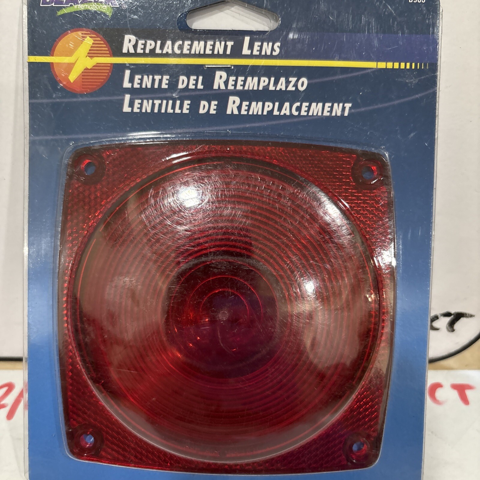 Blazer International B983 Stop / Tail / Turn Light Replacement Lens , Red - Image 3