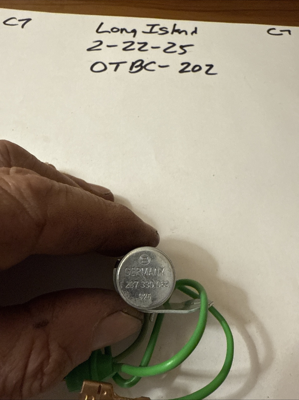 Bosch 1237330069 Kondensator Zündanlage passt für VW ignition system la table de