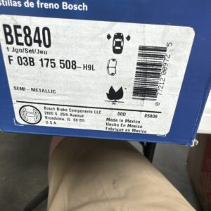 Bosch BE840 Bosch Brake Pads