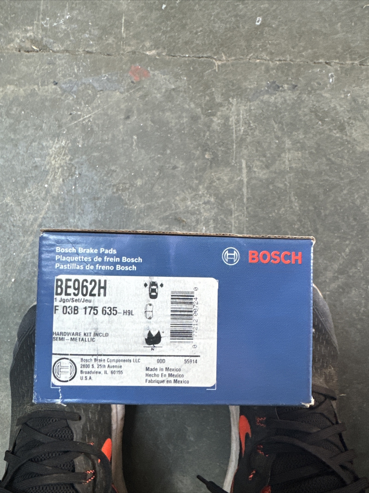 Bosch Disc Brake Pad Set P N Be962h