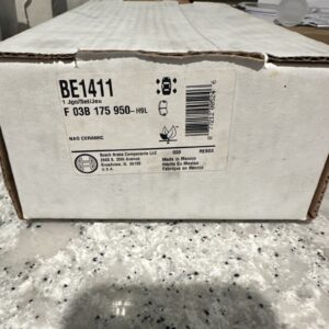 Bosch QuietCast Premium BE1411 Disc Brake Pad Set Rear