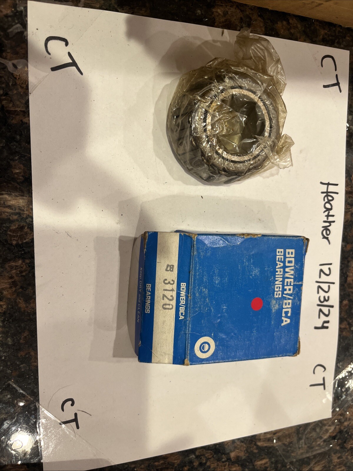 Bower 3120 bearings cup