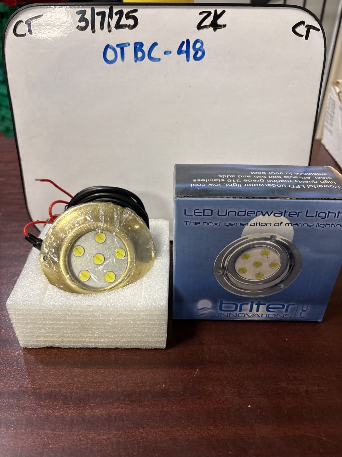 Briter Innovations LED Underwater Light BL-WH Bronze Casing