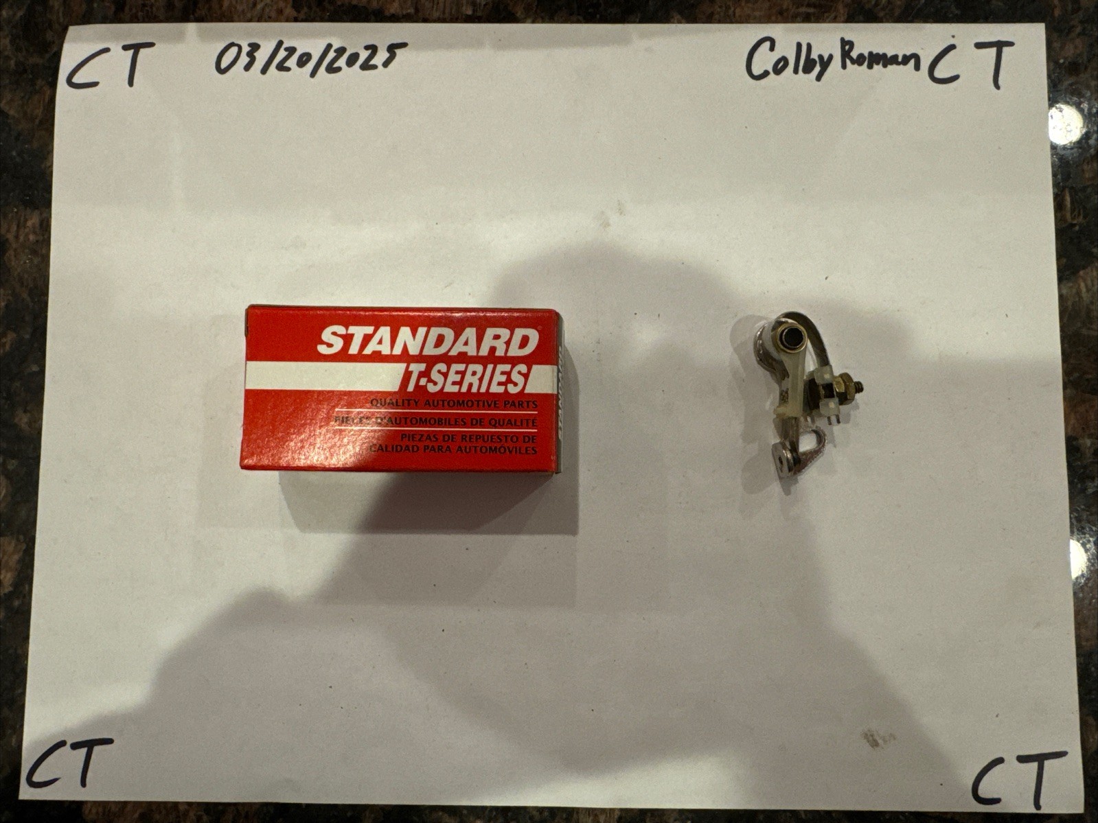 CH14VT Contact Set-Ignition Standard Motor Products Automotive Part