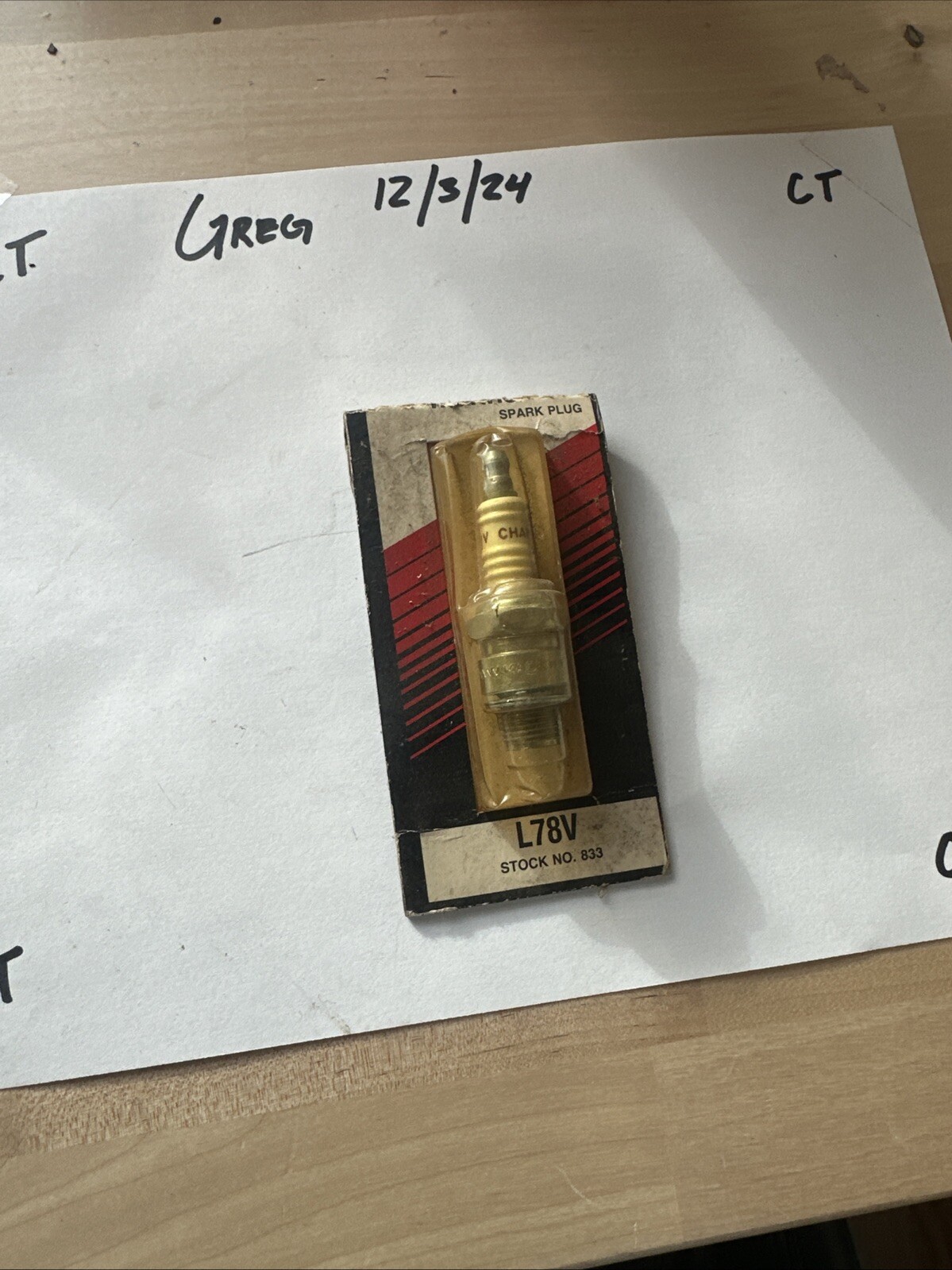 CHAMPION MARINE SPARK PLUGS L78V