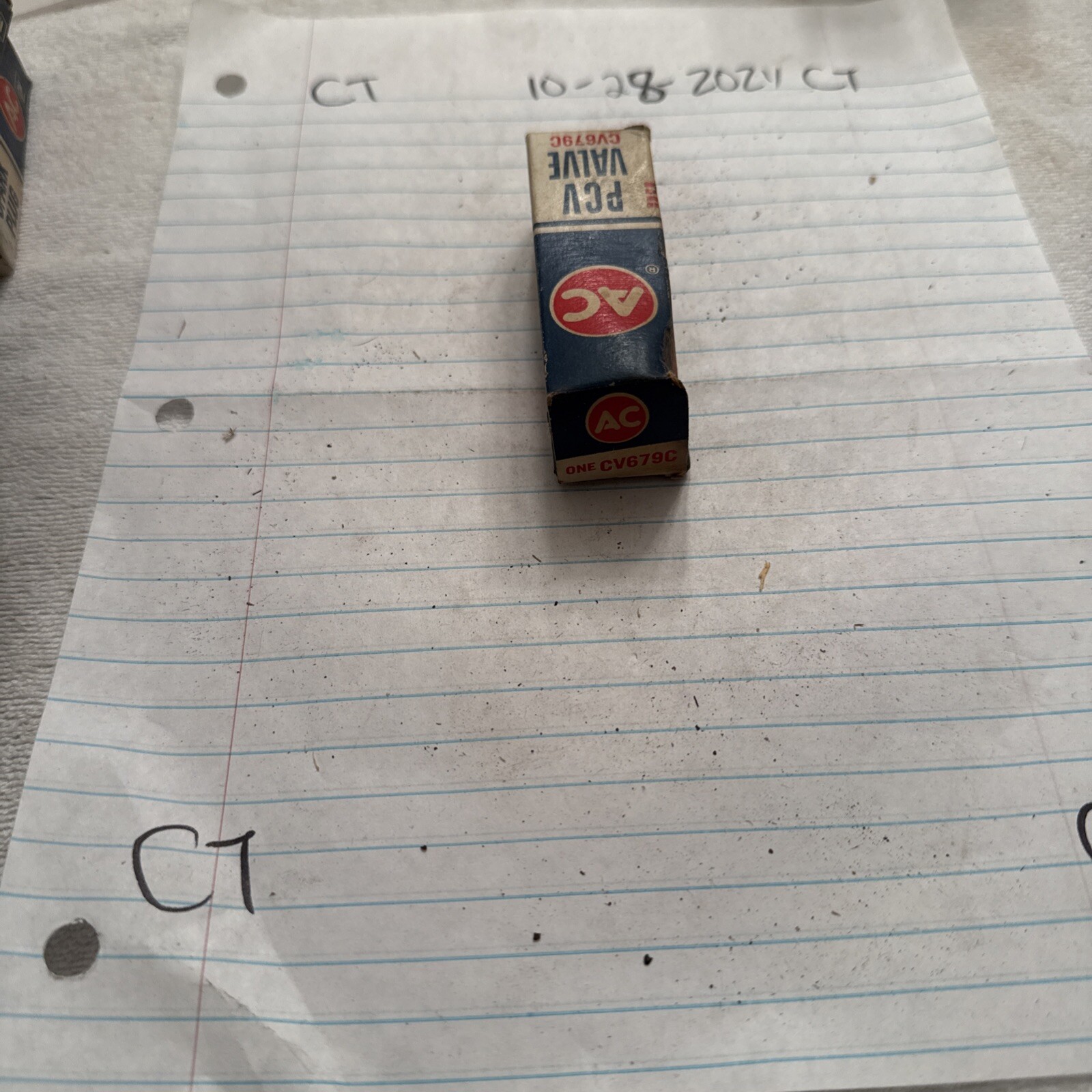 CV679C PCV Valve 1967-69 PONTIAC GTO Camaro Chevelle AC 6421972 NOS AC GM