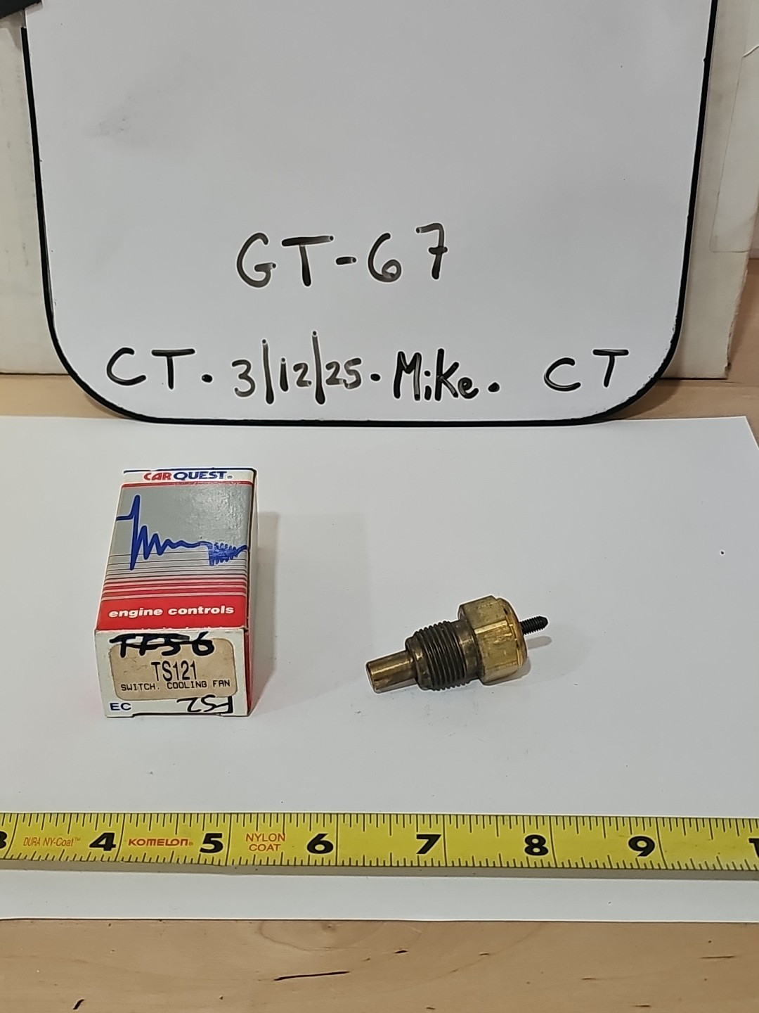 Carquest Temperature Sender Switch TS121 (Standard TS-121)