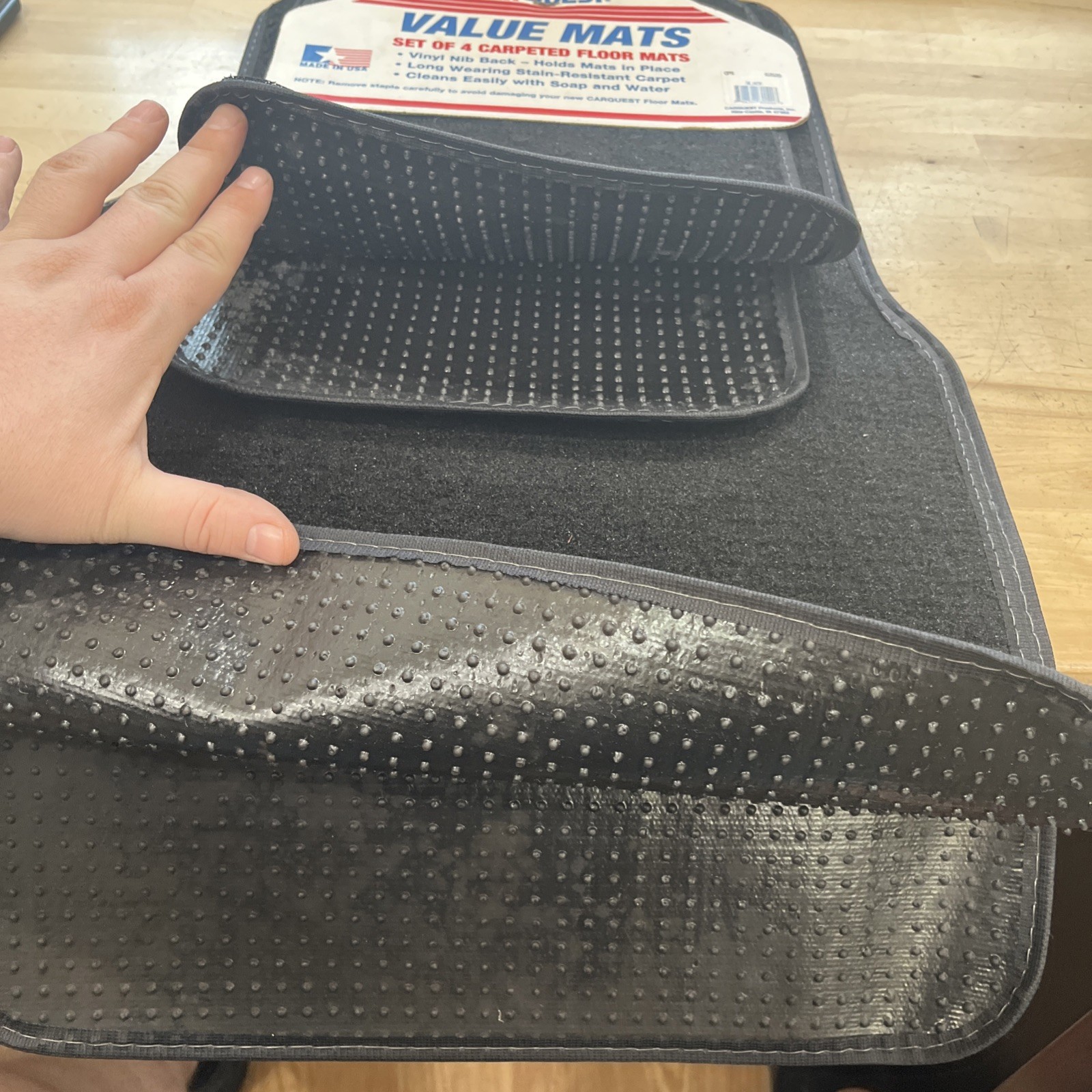 Carquest Value Mats Black 82020 4 Piece - Image 4