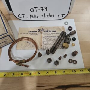 Champ 216 58-62 Ford 352 & Up 63-64 260 289 Rocker Arm Oil Line Kit *Missing Pcs