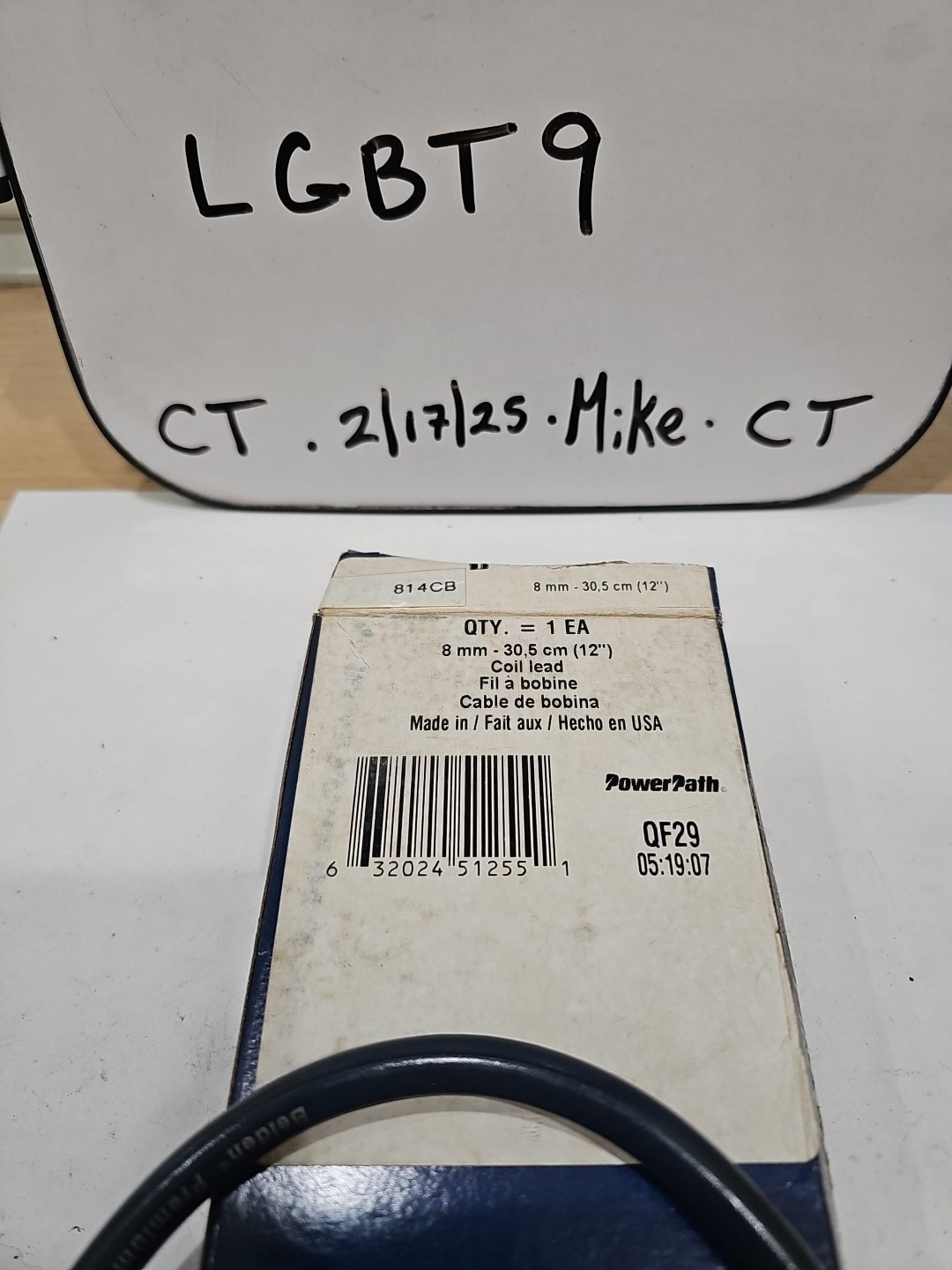 Champion PowerPath QF29 051907 814CB Wire And Cable 8mm, 12" Coil Lead - Image 3