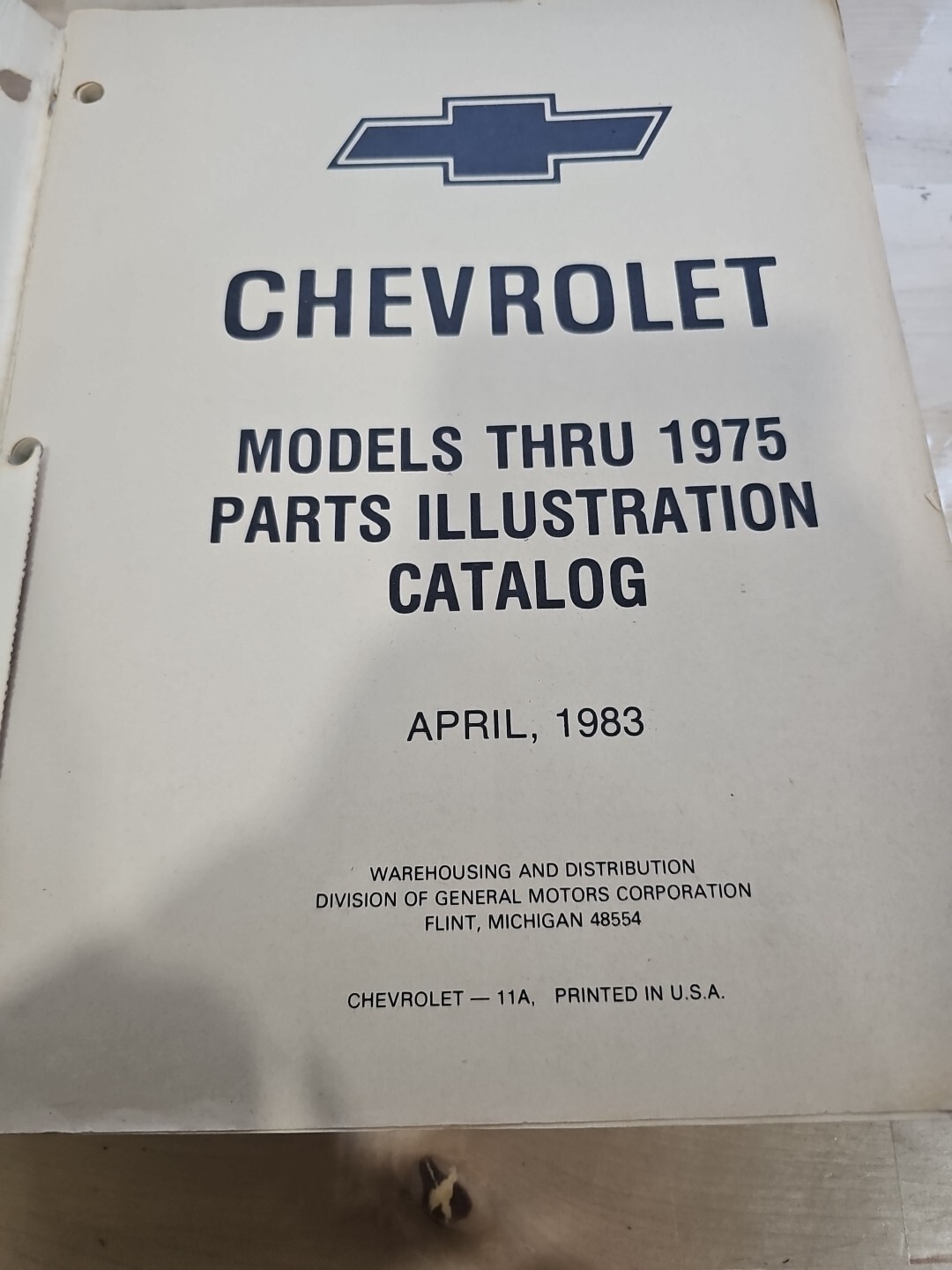 Chevrolet Models Thru 1975 Chassis and Body Illustration Part Catalog April 1983 - Image 3